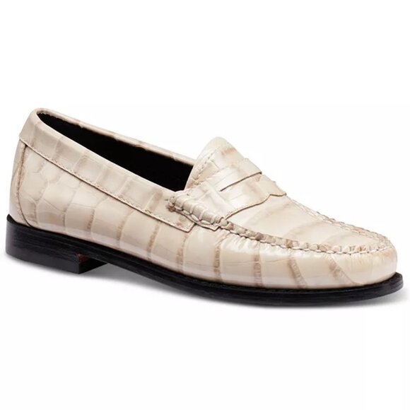G.H. Bass & Co. Shoes - G.H.BASS Women's Whitney Croco Weejuns® Loafer Flats Sz 5 NIB